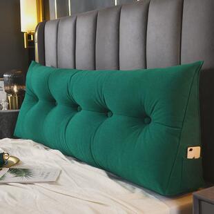 席梦思靠背榻榻米床头挡板可拆洗头软包榻榻米靠墙软包一米八床新