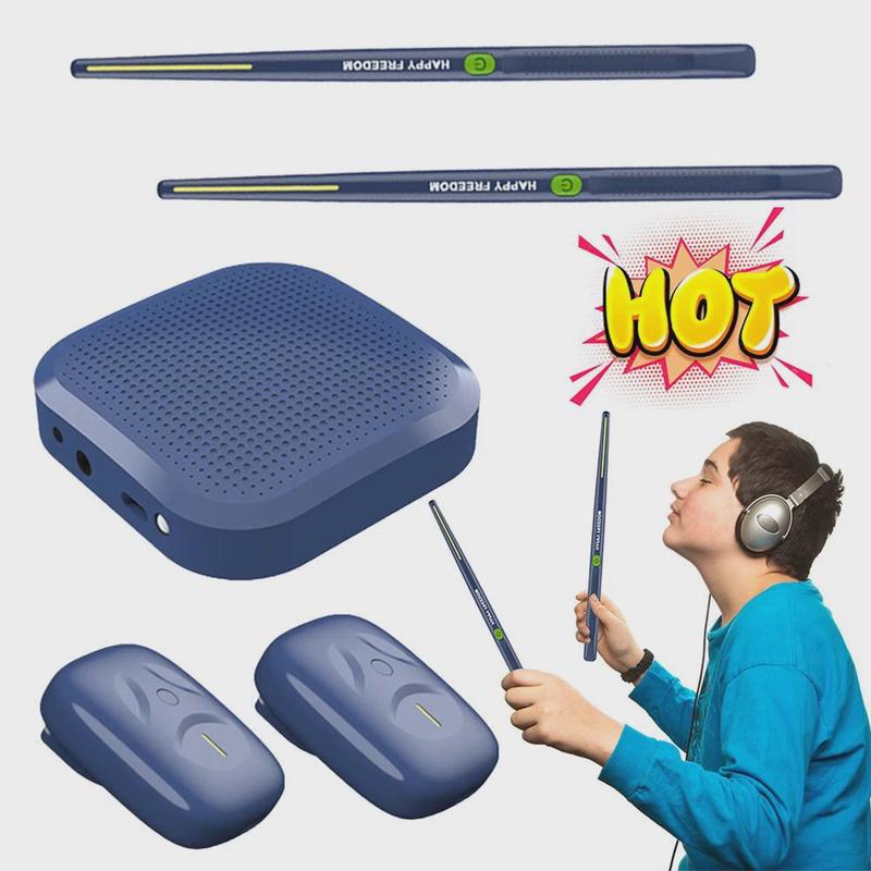 空气架子鼓练手实用儿童成人鼓棒初学者家用电子鼓专业体感架子鼓