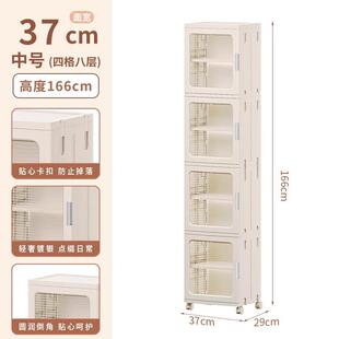 严选免安装简约塑料鞋柜现代风透明折叠可移动简易家用鞋子收纳柜