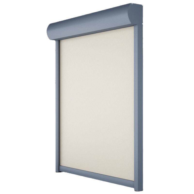 铝合金电动防风卷帘窗帘遮阳挡风升降隔热智能防雨户外庭院阳台大