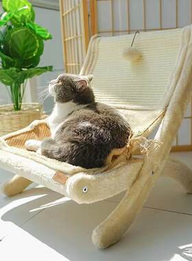 猫床猫爬架猫窝一体式屑沙发剑麻不掉猫抓板四季通用外贸批发定制