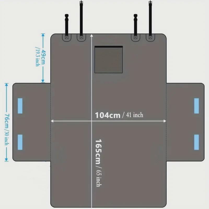 爆款宠物车载狗垫后备箱垫车载宠物垫防水后排车用宠物汽车垫