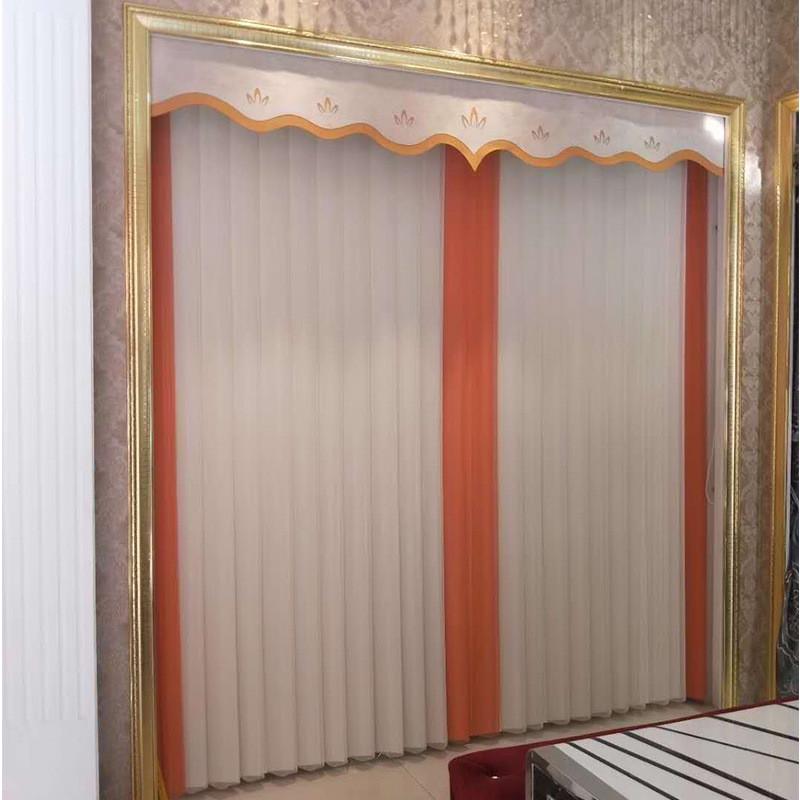 梦幻垂直纱帘一体白纱透光不透人纱帘卧室现代简约帘彩纱窗帘成品