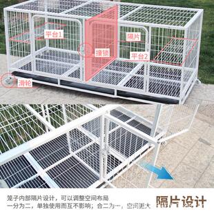 猫笼繁殖家用猫笼子多层繁育笼带隔断宠物店寄养猫笼三层猫舍笼子