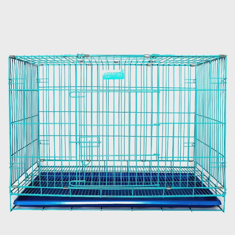 半泰迪博美中小型犬室内折叠铁丝狗笼二尺狗笼子三尺狗屋猫窝猫笼