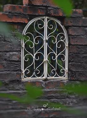 铁艺ins假窗挂件真窗户露台客餐厅壁饰隔断花园背景墙软装饰品