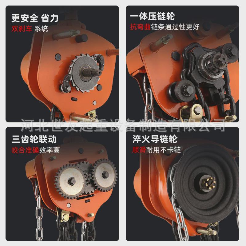 倒链手拉葫芦大吨位10t15吨20吨30t吊起重手动葫芦铁葫芦环链吊机