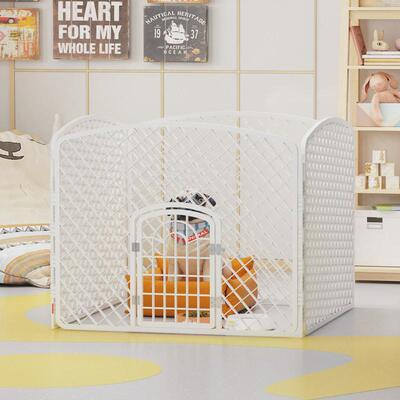 室栅栏狗围栏内防逃跳宠物栅栏围栏塑料围栏厂家直销