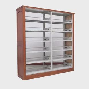 书架钢制图书馆学校书店书架单双面资料架档案架图书柜铁制阅览室