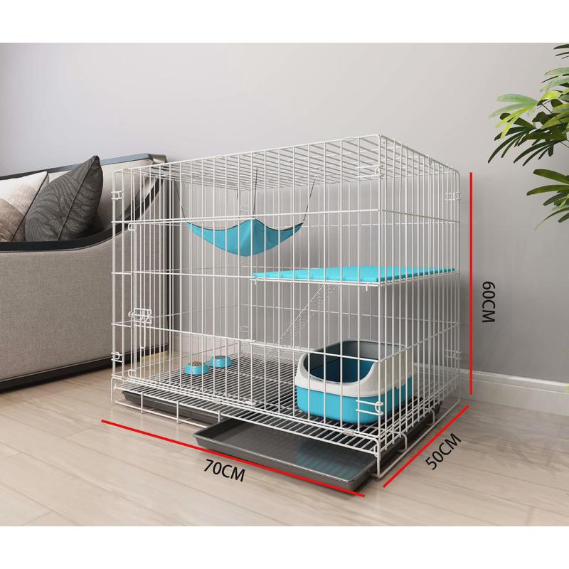 猫笼家用室内超大厕所带自由空间一体可折叠便捷外出二三层猫别墅
