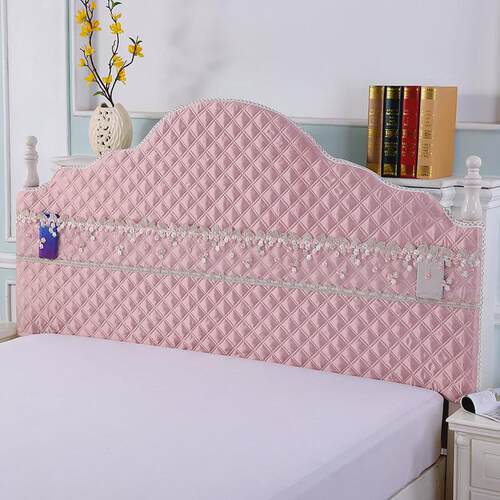 61k3定制床头套罩弧形柱子新款欧韩式全包半圆靠背木板软包