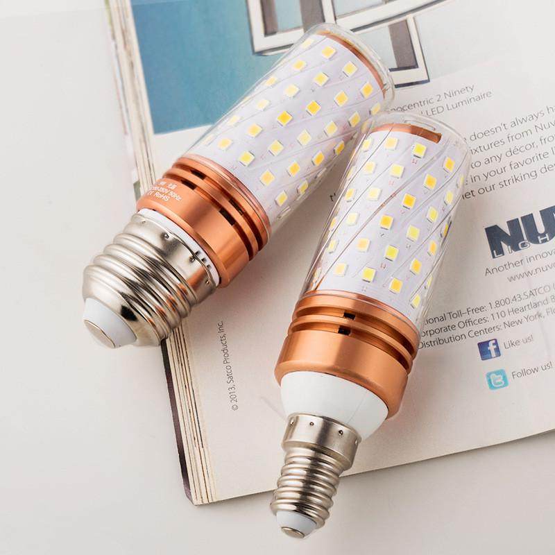 led玉米灯泡127V110V E27螺口12W16W30W40W白光暖光led节能灯图片
