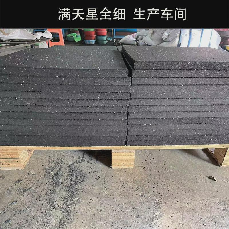 橡胶地垫防滑力量训练隔音地胶运动室内外减震垫健身房地垫