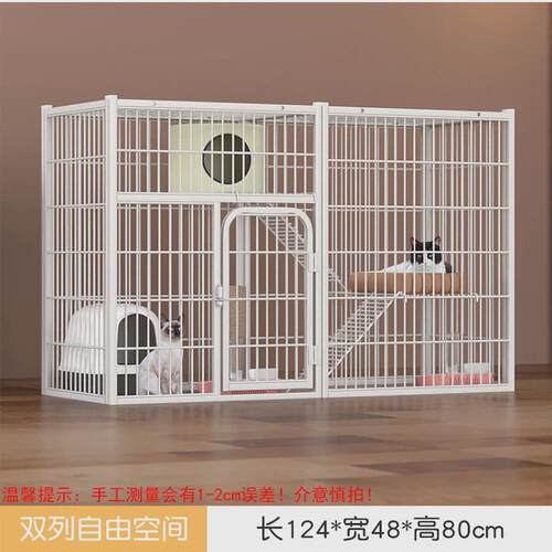 猫笼用方管猫笼子猫屋猫舍猫别墅繁殖笼子幼猫成猫通用猫咪大号