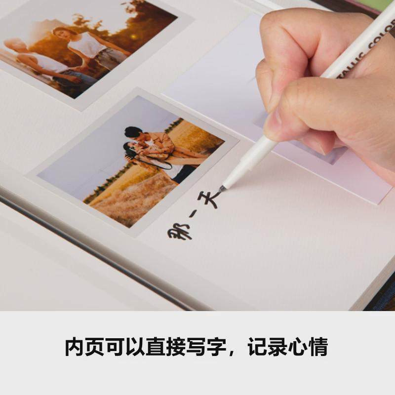 s588相册自粘贴覆情侣可写字diy手工纪念册膜式家庭闺蜜大容量影