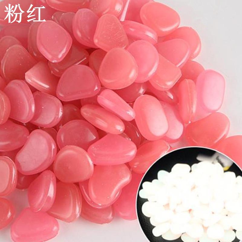 长效余辉夜光石花园水族造景超亮荧光石头彩色厂亮快速吸光石工特