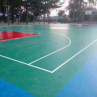 户外塑胶地板篮球羽毛球防滑耐磨防晒胶地板塑料室外PVC地胶