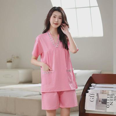 高档纯棉汗蒸服情侣装男士女款100%全棉加大码足服桑拿浴疗按新款