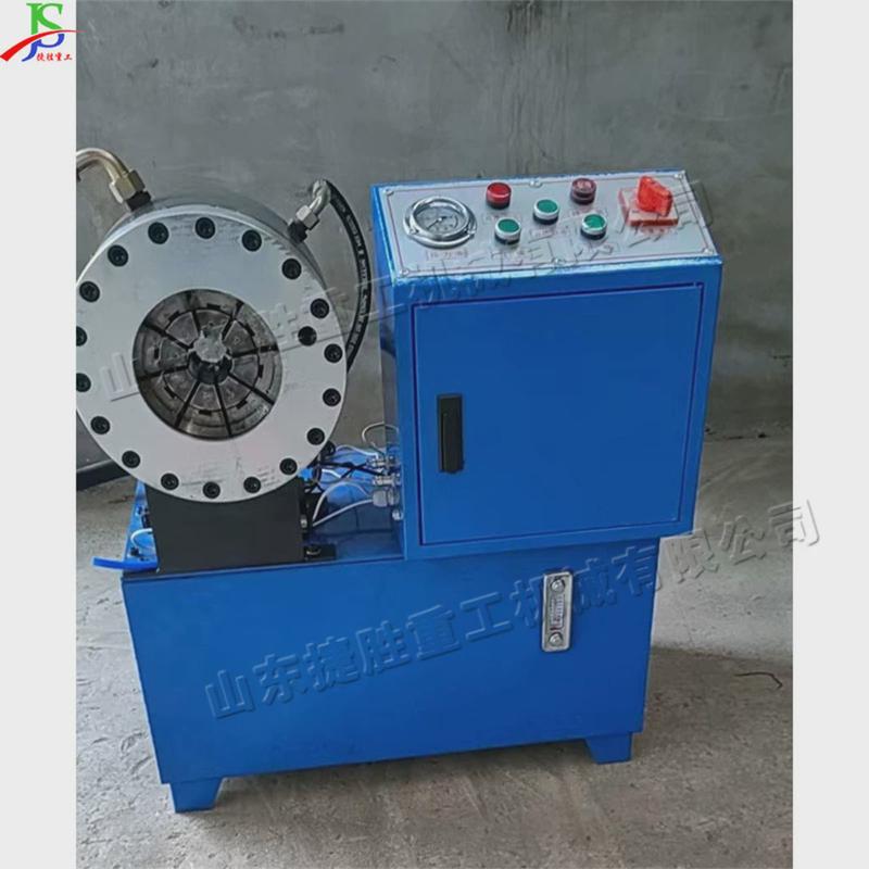 小型大棚缩管机全自动自动扣液压扣压机台式方管圆管车架压机