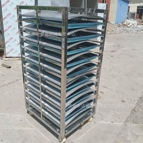 菊花烘干架子车商用馒头推车蘑菇晾晒架子周转车