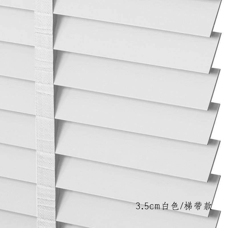 书房进口椴木百叶窗木质窗帘办公室实木客厅餐厅遮光遮阳升降卷帘