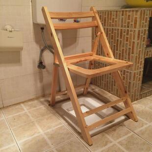 全实木防水防潮折叠坐便椅柏木大便马桶椅孕妇老人坐便器拉屎凳子