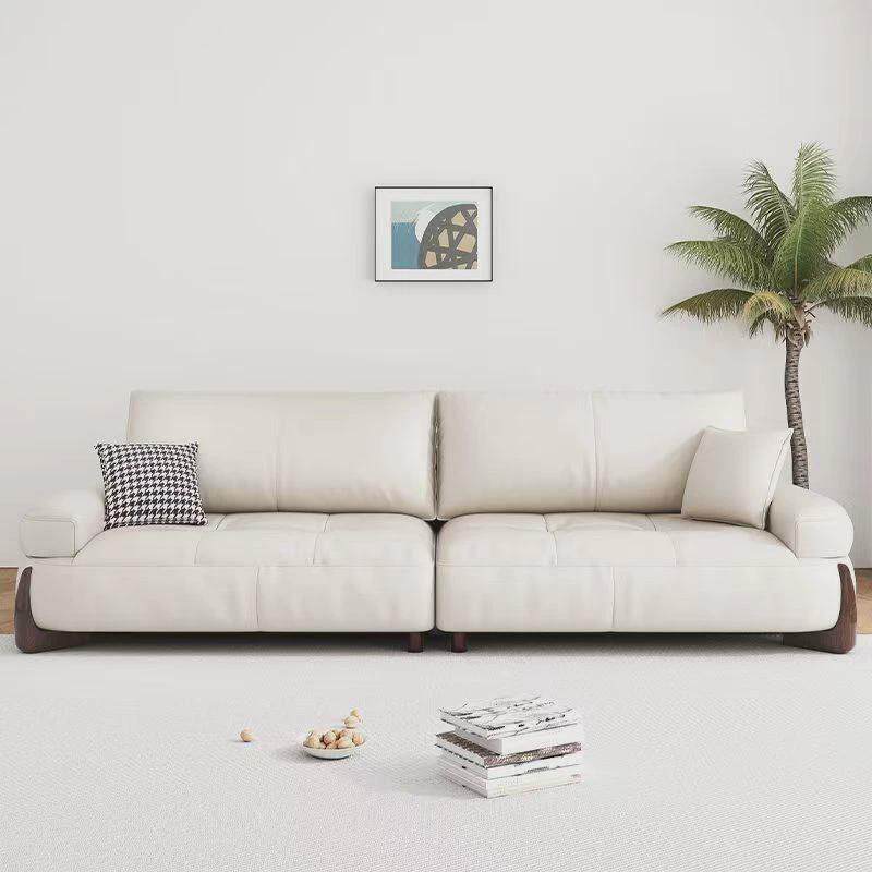 新款北欧法式猫抓皮沙发客厅现代简约小户型直排艺人皮三布艺猫抓