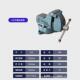 大象球钢制台虎钳工业级重型铁槽钢精密万向台虎夹钳