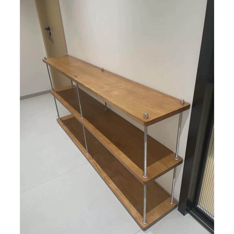 新品子简易书架铁艺客厅储物架展示货架家用置物架落地多层收纳架