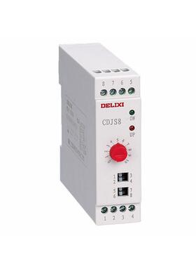 cdjs8时间继电器0.5s-100h(14可选段)ac220v电压延时