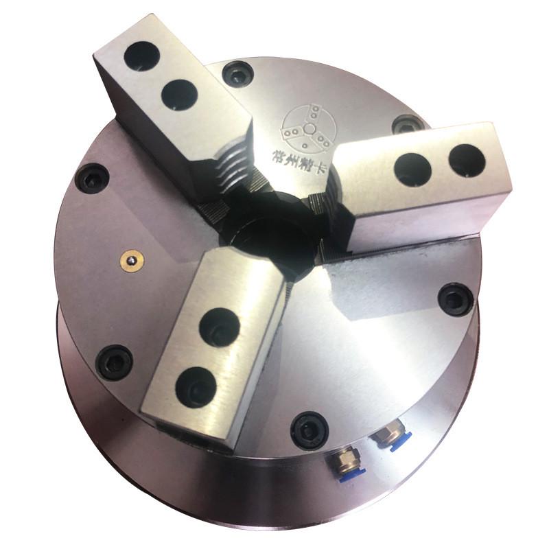 立式中空中厂家直销快速定位自定心动力气动卡盘孔高精度规格全