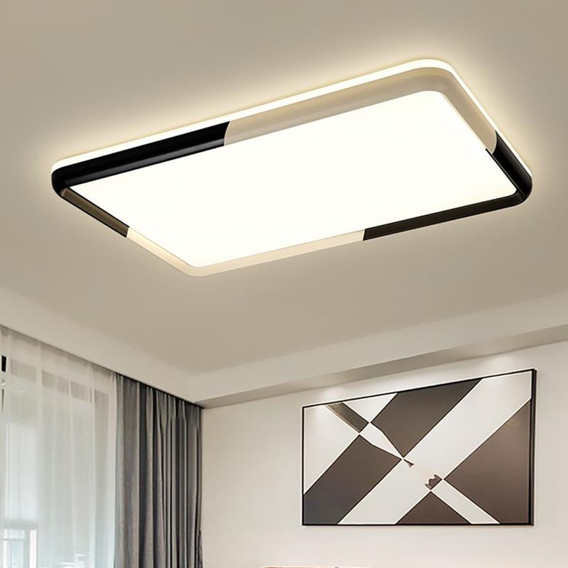 led吸顶灯现代简约卧室灯圆形套餐长方形客厅灯阳台过道灯饰灯具