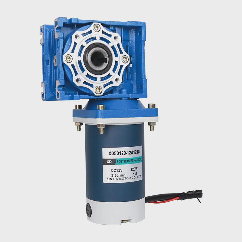 调速电机120W直流减速电机RV40断电自锁大力矩12V24V微型小马达