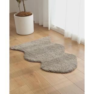 xyt卷花毛羔羊毛皮纯羊毛沙发垫羊毛飘窗垫地毯客厅卧室羊毛坐垫