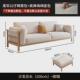 日式 三人位原木风客厅出租房用北欧公寓布艺沙发小户型家用小沙发