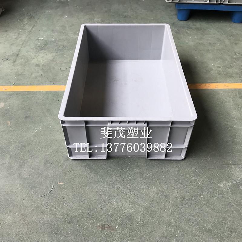 厂家直销高强度周转箱蓝黑色灰周转箱s740物流运输大号周转箱