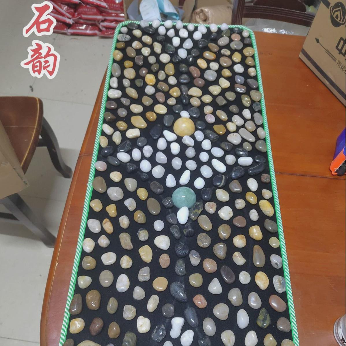 路孔石子路雨花石带鹅卵石路雨花石按摩步道鹅卵石足底按摩垫
