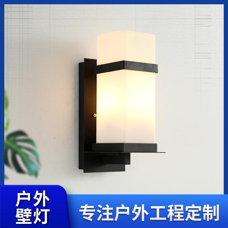 中式壁灯户外防水庭院灯阳台室外大门口外围墙壁灯仿古柱子装饰灯