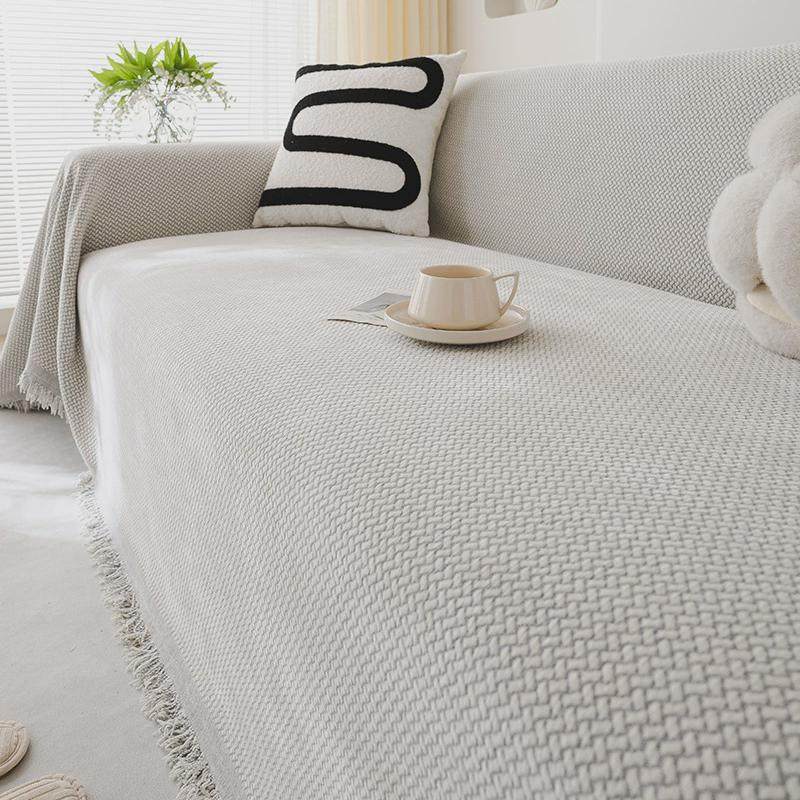 现代简约沙发巾盖布一片式雪尼尔防滑沙发坐垫轻奢风高档,居家布艺,沙发垫,淘宝优惠券,粉丝福利购,淘宝优惠卷
