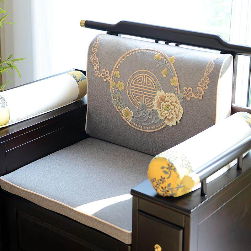 新中式沙发巾蕾丝刺绣沙发套防尘罩中国风四季通用沙发靠背巾,居家布艺,沙发垫,淘宝优惠券,粉丝福利购,淘宝优惠卷