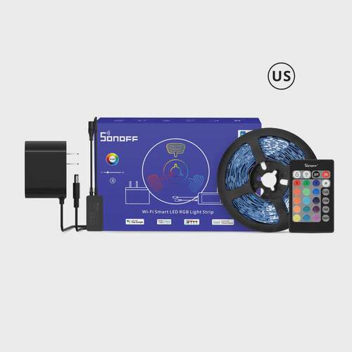 sonoffl2-lite-5m-us/eu微易联室内rgb智能灯带不防水支持alxea
