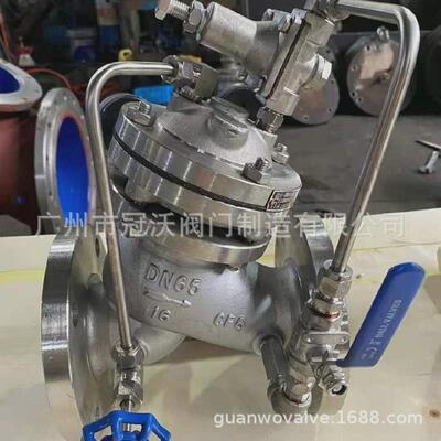 AX742X-16P不锈钢铸铁法兰安全持压泄压阀隔膜阀可调不锈钢泄压阀