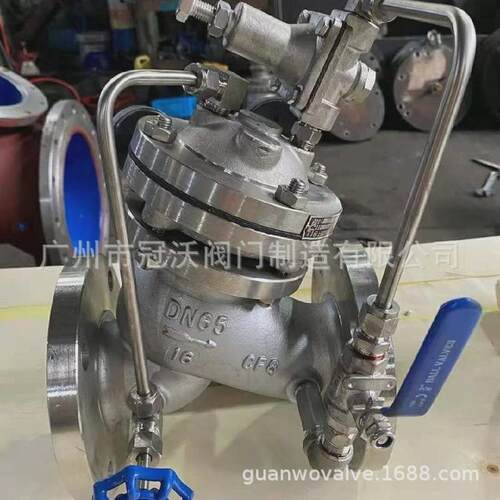 AX742X-16P不锈钢铸铁法兰安全持压泄压阀隔膜阀可调不锈钢泄压阀