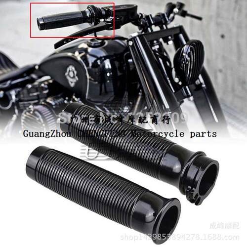 摩托车哈雷XL883/1200 戴娜 X48 软尾 改装复古CNC手把胶