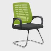 办公椅电脑椅子椅扶手弓形会议椅职员椅升降转椅家用透气网布固定