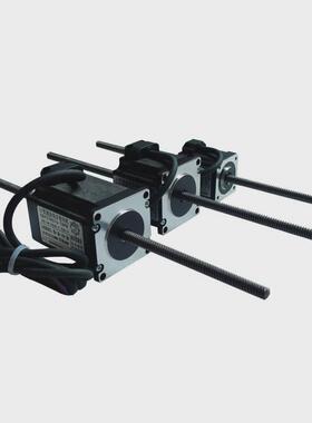 4257直线丝杆步进电机t8程通式螺杆马达丝杆长度导贯可按要求做