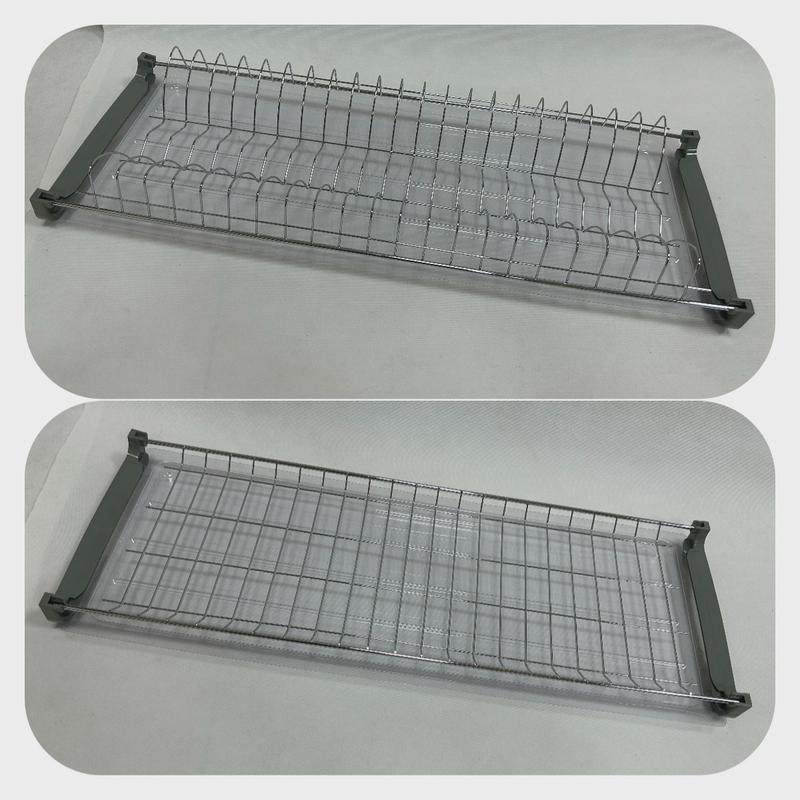 橱柜橱柜碗碟沥水架置物架储物橱柜铁质碗碟架滴水篮双层铁拉篮,家装主材,拉篮,淘宝优惠券,粉丝福利购,淘宝优惠卷