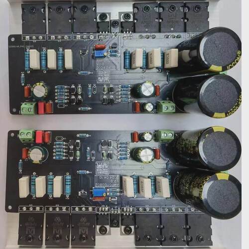 AMP01100 AMP01300大功率分立元件功放板 老虎180 含塑封配对狗管