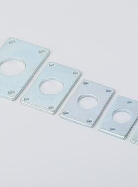 安装-fa系列气动附件气缸前/后法兰板fa/fb-/25/32/40/50mal支架