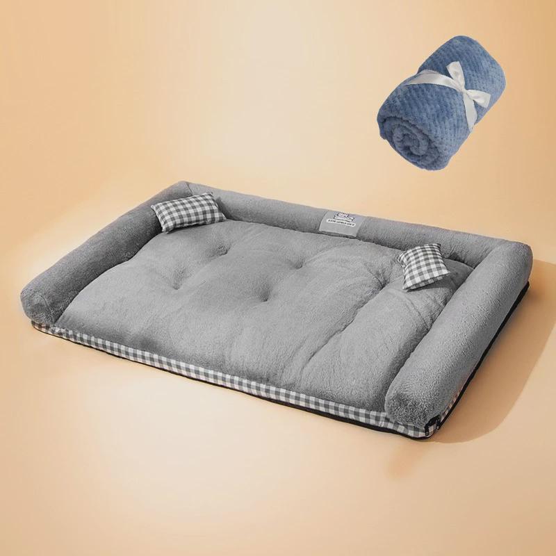 秋冬季宠物窝泰迪狗床金毛沙发床可拆洗围栏狗窝四季通用猫窝垫子